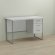Письмовий стіл Ferrum-decor Гаррі 76x140x60 сірий ДСП Біле 32мм (FRD-101466)