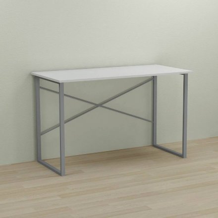 Письмовий стіл Ferrum-decor Дейв 75x100x70 сірий ДСП Біле 16мм (FRD-102388) Письмовий стіл Ferrum-decor Дейв 75x100x70 сірий ДСП Біле 16мм (FRD-102388)