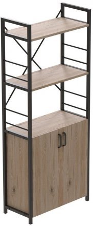Етажерка 3/60 Ferrum-decor Серії Конект з тумбою 144x60x28 Чорний ДСП Сан-Марино (FRD-104443) Етажерка 3/60 Ferrum-decor Серії Конект з тумбою 144x60x28 Чорний ДСП Сан-Марино (FRD-104443)