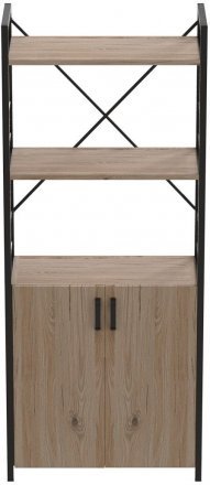 Етажерка 3/60 Ferrum-decor Серії Конект з тумбою 144x60x28 Чорний ДСП Сан-Марино (FRD-104443) Етажерка 3/60 Ferrum-decor Серії Конект з тумбою 144x60x28 Чорний ДСП Сан-Марино (FRD-104443)