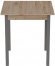 Стіл кухонний Ferrum-decor Дієго 75x80x80 Сірий ДСП Сан-Марино 16мм (FRD-105654)