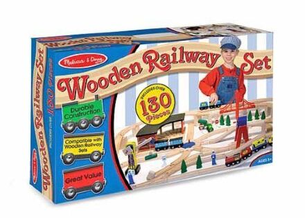 Melissa & Doug Деревянная железная дорога MD701 Melissa & Doug Деревянная железная дорога MD701