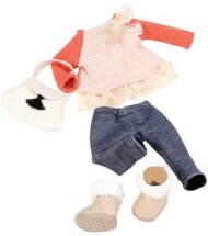 Набір одягу для ляльок з мереживом LO30002Z Набір одягу для ляльок з мереживом LO30002Z