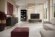 Тумба під телевізор Perfect Home Ланте / Lante 2-дверна з золотими ніжками 2D/163 Чорний (PFH-091194)