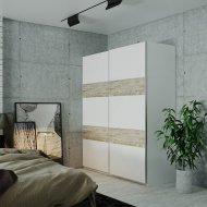 Шафа-купе двохдверна Doros L-Caiser 180х60х213 см Білий/Дуб клондайк (DRS-011043) Шафа-купе двохдверна Doros L-Caiser 180х60х213 см Білий/Дуб клондайк (DRS-011043)