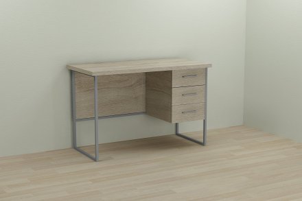 Письмовий стіл Ferrum-decor Гаррі 76x140x60 сірий ДСП Дуб Сонома 32мм (FRD-101467) Письмовий стіл Ferrum-decor Гаррі 76x140x60 сірий ДСП Дуб Сонома 32мм (FRD-101467)