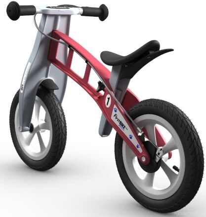 Firstbike Беговел Racing with brake Red