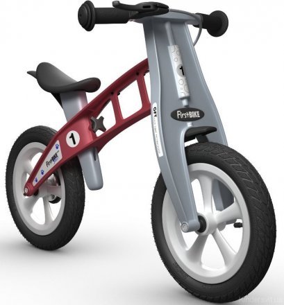 Firstbike Беговел Racing with brake Red