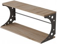 Настінна полиця Ferrum-decor Букін 330x600x240 метал Сірий ДСП Дуб Сан-Марино 16 мм (FRD-102878) Настінна полиця Ferrum-decor Букін 330x600x240 метал Сірий ДСП Дуб Сан-Марино 16 мм (FRD-102878)
