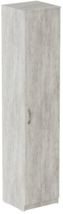 Пенал Анжело Ferrum-decor на 5 полиць із дверима 1900x400x380 ДСП Бетон 16 мм (FRD-104910)