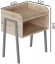 Тумба модульна Ferrum-decor Джузі 540x450x320 метал Сірий ДСП Дуб Сан-Марино 16 мм (FRD-102983)