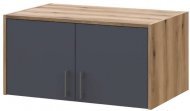 Антресоль Doros Ронді Дуб Артизан/Графіт 2 ДСП 82х52х41 DRS-011606 (80737812)