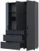 Шафа для одягу Doros Торн Антрацит 3 ДСП/3Ш (полиці) 135х51.6х200 (DRS-012084)