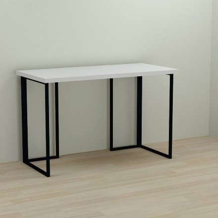 Письмовий стіл Ferrum-decor Ханна 76x140x60 чорний ДСП Біле 32мм (FRD-103496) Письмовий стіл Ferrum-decor Ханна 76x140x60 чорний ДСП Біле 32мм (FRD-103496)