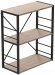Етажерка 3/60 Ferrum-decor Серії Конект 73x60x28 чорний ДСП Дуб Сан-Марино 16мм (FRD-104255)