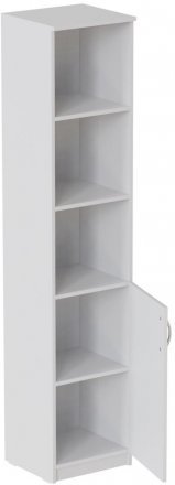 Пенал Анжело Ferrum-decor на 4 полиці з 1 дверима 1900x400x380 ДСП Біле 16 мм (FRD-104911) Пенал Анжело Ferrum-decor на 4 полиці з 1 дверима 1900x400x380 ДСП Біле 16 мм (FRD-104911)