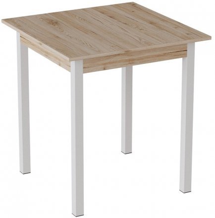 Стіл кухонний Ferrum-decor Дієго 75x90x90 Білий ДСП Сан-Марино 16мм (FRD-105656)