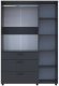Шафа для одягу Doros Торн Антрацит 3 ДСП/3Ш (штанга) 135х51.6х200 (DRS-012085)