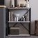 Етажерка 3/60 Ferrum-decor Серії Конект 75x60x28 чорний ДСП Бетон 16мм (FRD-104256)