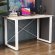 Письмовий стіл Ferrum-decor Драйв 750x1000x700 Білий метал ДСП Дуб Сан-Марино 16 мм (FRD-103165)