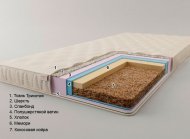 Матрац футон безпружинний Балі 145х190х10 см