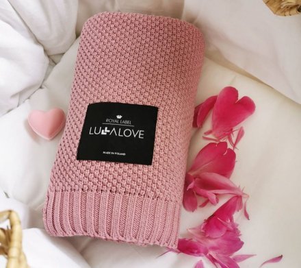 Плед плетений Macaronic 80x100 см Peony lullalove-6210 Плед плетений Macaronic 80x100 см Peony lullalove-6210