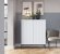 Комод високий Perfect Home Нова / Nova 2-дверний з чорними ніжками K104 Білий (PFH-091232) Комод високий Perfect Home Нова / Nova 2-дверний з чорними ніжками K104 Білий (PFH-091232)