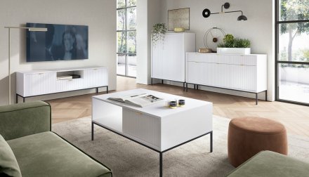 Комод високий Perfect Home Нова / Nova 2-дверний з чорними ніжками K104 Білий (PFH-091232) Комод високий Perfect Home Нова / Nova 2-дверний з чорними ніжками K104 Білий (PFH-091232)