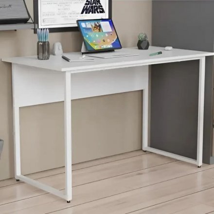 Письмовий стіл Ferrum-decor Коді 75x120x70 білий ДСП Біле 16мм (FRD-101221) Письмовий стіл Ferrum-decor Коді 75x120x70 білий ДСП Біле 16мм (FRD-101221)
