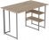 Комп'ютерний стіл Ferrum-decor Кевін 75x120x60 сірий ДСП Дуб Сан-Марино 16мм (FRD-101722)