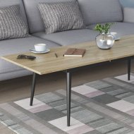 Стіл трансформер журнальний Dandi Small Ferrum-decor 45x120 160)x60 Чорний метал ДСП Дуб Сонома 16 мм (FRD-106788) Стіл трансформер журнальний Dandi Small Ferrum-decor 45x120 160)x60 Чорний метал ДСП Дуб Сонома 16 мм (FRD-106788)