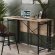 Стіл-книжка трансформер Оріон 3 Ferrum-decor 750x1150x880 Чорний метал ДСП Дуб Сан-Марино 16 мм (FRD-105082)