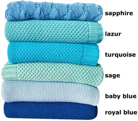 Плед плетений Macaronic 80x100 см Lazur lullalove-6234 Плед плетений Macaronic 80x100 см Lazur lullalove-6234