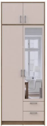 Антресоль Doros Ронді Дуб Артизан/Кашемір 2 ДСП 82х52х41 DRS-011603 (80737813)
