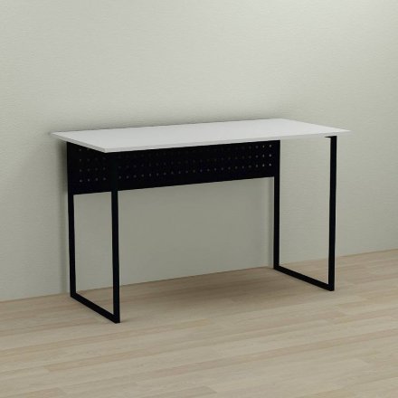 Письмовий стіл Ferrum-decor Майк 75x100x70 чорний ДСП Біле 16мм (FRD-103877)