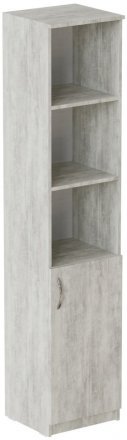 Пенал Анжело Ferrum-decor на 4 полиці з 1 дверима 1900x400x380 ДСП Бетон 16 мм (FRD-104916) Пенал Анжело Ferrum-decor на 4 полиці з 1 дверима 1900x400x380 ДСП Бетон 16 мм (FRD-104916)