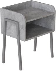 Тумба модульна Ferrum-decor Джузі 540x450x320 метал Сірий ДСП Бетон16 мм (FRD-102988)