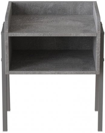 Тумба модульна Ferrum-decor Джузі 540x450x320 метал Сірий ДСП Бетон16 мм (FRD-102988)