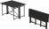 Стіл-книга трансформер Оріон 3 Ferrum-decor 750x1150x880 Чорний метал ДСП Сосна Кембра 16 мм (FRD-105083)
