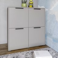 Тумба чотирьохдверна LION Краш 82x43x86 см Кашемір (LION-041762)