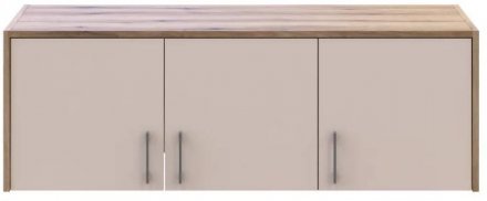 Антресоль Doros Ронді Дуб Артизан/Кашемір 3 ДСП 121х52х41 DRS-011602 (80737823)