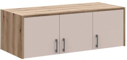 Антресоль Doros Ронді Дуб Артизан/Кашемір 3 ДСП 121х52х41 DRS-011602 (80737823)