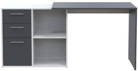 Офісний стіл Doros T8 Білий/Графіт 100х83х75 (DRS-011891) Офісний стіл Doros T8 Білий/Графіт 100х83х75 (DRS-011891)