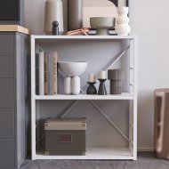 Етажерка 3/60 Ferrum-decor Серії Конект 75x60x28 білий ДСП Біле 16мм (FRD-104260)