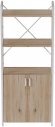 Етажерка 3/60 Ferrum-decor Серії Конект із тумбою 144x60x28 Білий ДСП Сан-Марино (FRD-104450)