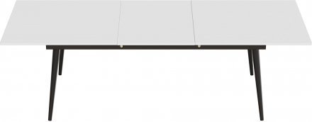 Стіл трансформер журнальний Dandi Small Ferrum-decor 45x120 160)x60 Чорний метал ДСП Білий 16 мм (FRD-106791) Стіл трансформер журнальний Dandi Small Ferrum-decor 45x120 160)x60 Чорний метал ДСП Білий 16 мм (FRD-106791)