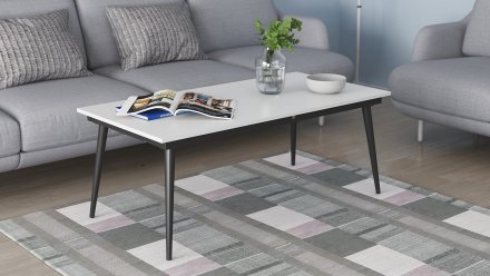 Стіл трансформер журнальний Dandi Small Ferrum-decor 45x120 160)x60 Чорний метал ДСП Білий 16 мм (FRD-106791) Стіл трансформер журнальний Dandi Small Ferrum-decor 45x120 160)x60 Чорний метал ДСП Білий 16 мм (FRD-106791)