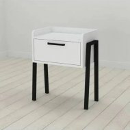 Тумба модульна Ferrum-decor Бетті 540x450x320 метал Чорний ДСП Біле 16 мм (FRD-102989) Тумба модульна Ferrum-decor Бетті 540x450x320 метал Чорний ДСП Біле 16 мм (FRD-102989)