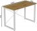Письмовий стіл Ferrum-decor Драйв 750x1000x700 Білий метал ДСП Дуб Артизан 16 мм (FRD-103169)