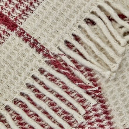 Плед вафельний Carmen bordo бордовий 180х220 см євро svt-2000022298018